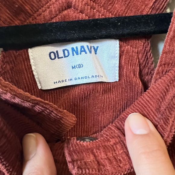 Burnt orange corduroy overall dress - Picture 3 of 3